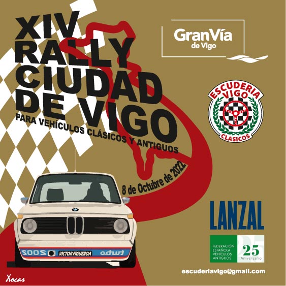 Ven a la salida del XIV Rally Ciudad de Vigo 🏎