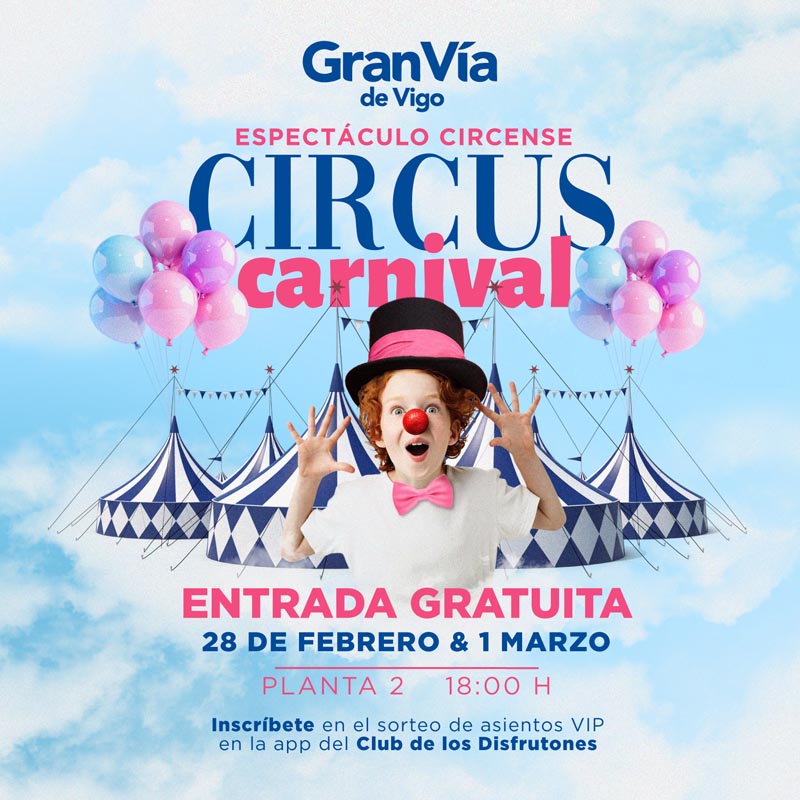 Disfruta del Carnaval con un divertido show circense