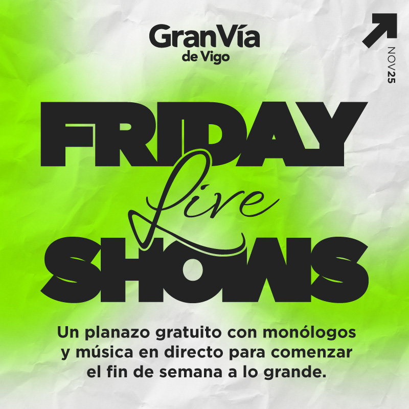 Friday Live Shows: comedia y música para arrancar el finde con buen rollo
