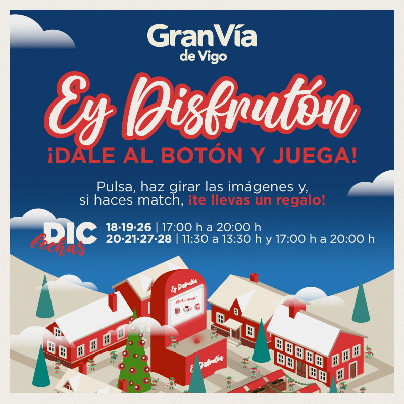 Ey Disfrutón, ¡dale al botón y juega!