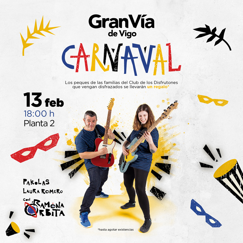 Fiesta Infantil de Carnaval con Pakolas y Laura Romero