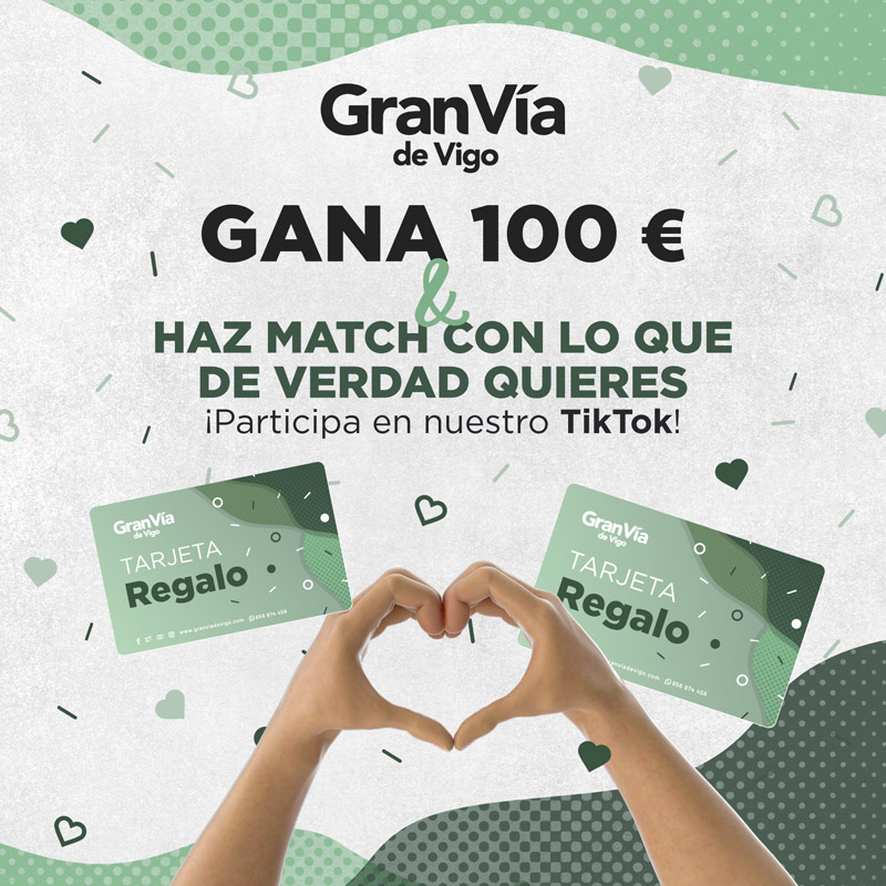 GANA 100 € y haz match con lo que de verdad quieres