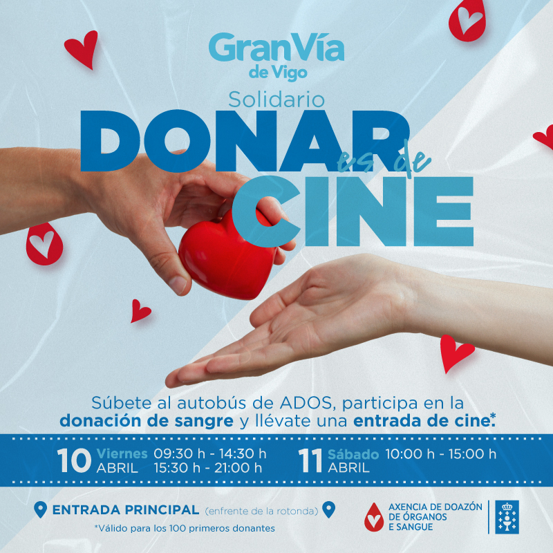 Donar es de cine