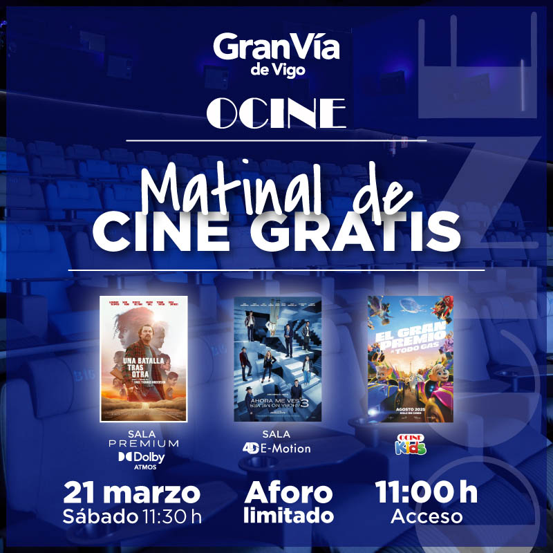 OCINE Premium Gran Vía cumple 1 año… ¡y lo celebra invitándote al cine!