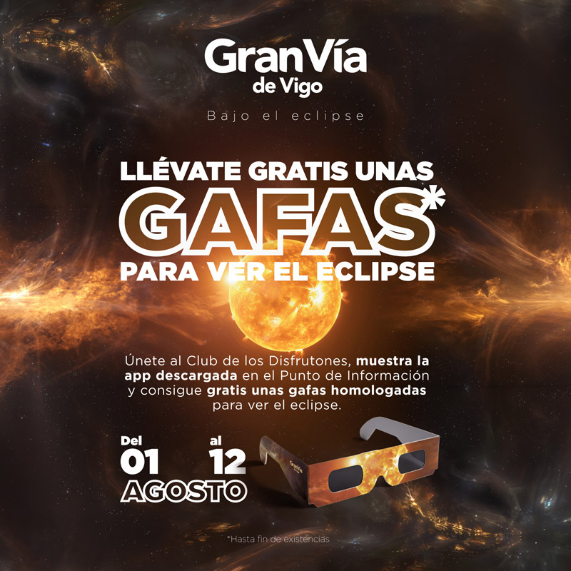 Gran Vía bajo el eclipse