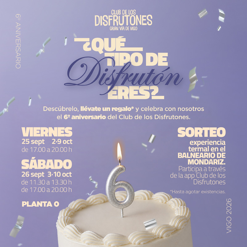6 años disfrutando tiene premio
